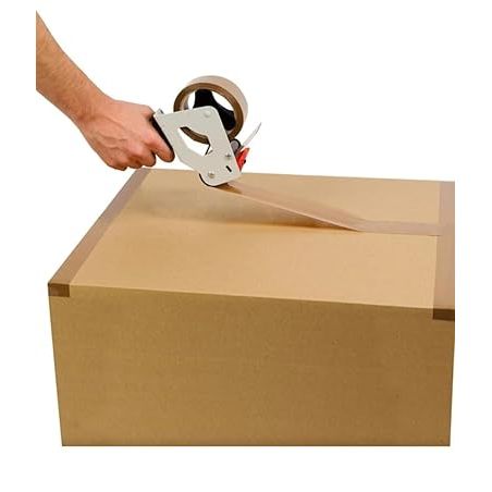 BIBBULMUN Premium Packaging Tape 48mm x 75m – Brown (Pack of 12)