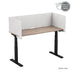 SANA Serenity Desk Screen 24mm Slider Surround 1200 x 800 x 500mm Altitude