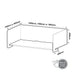 SANA Serenity Desk Screen 24mm Surround 1800 x 750 x 500mm Altitude