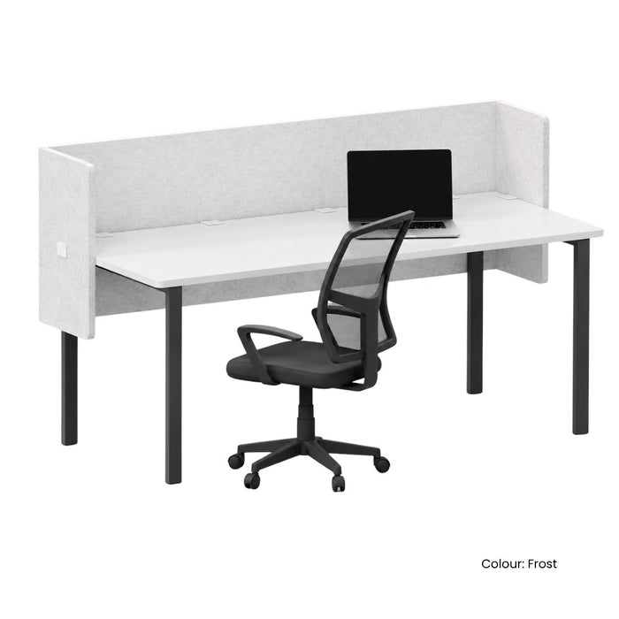 SANA Serenity Desk Screen 24mm Above and Below Desk 1500 x 800mm Assorted