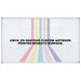 Visionchart Printed Magnetic Whiteboard 1500 x 1200mm Standard Frame