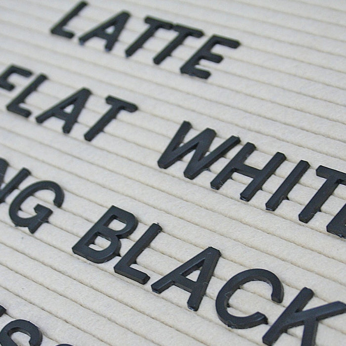 Visionchart Executive Groove Felt Letter Board 1200 x 1200mm EXLB1212