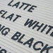 Visionchart Executive Groove Felt Letter Board 1200 x 1200mm EXLB1212