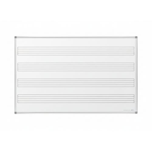 Visionchart DuraWrite Music Staff Whiteboard 1800 x 1200mm Standard Frame