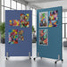 Visionchart Lightweight Mobile Room Divider Screen 1190 x 1190mm VLWSM1212