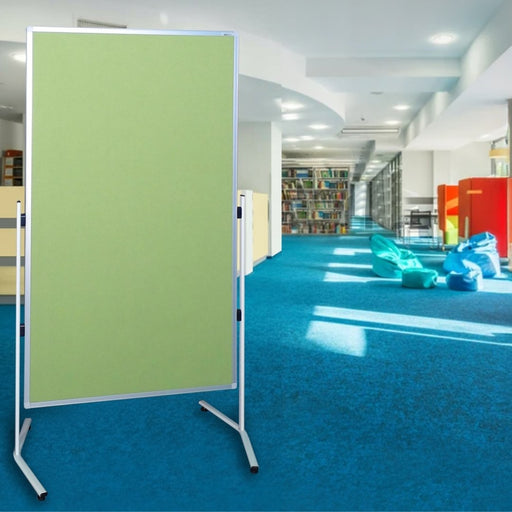 Visionchart Modulo Room Divider Pinboard T Leg Lime