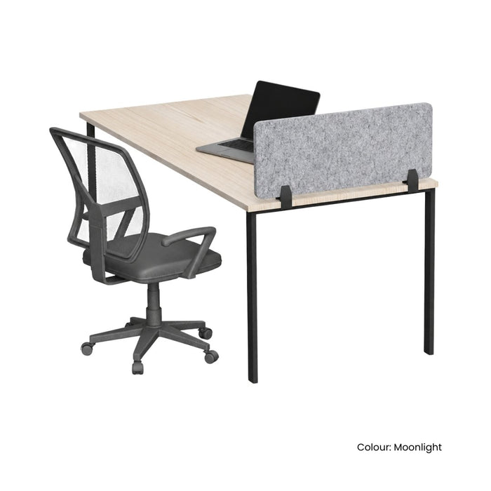SANA Serenity Desk Screen 12mm Above Desk 740 x 400mm