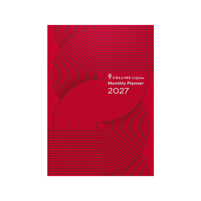 2027 Calendar Year Diary/Planner - 12 Month A4 Month to View Diary - Soft Cover - Collins Colplan