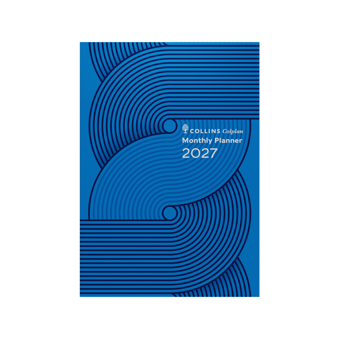 2027 Calendar Year Diary/Planner - 12 Month A4 Month to View Diary - Soft Cover - Collins Colplan