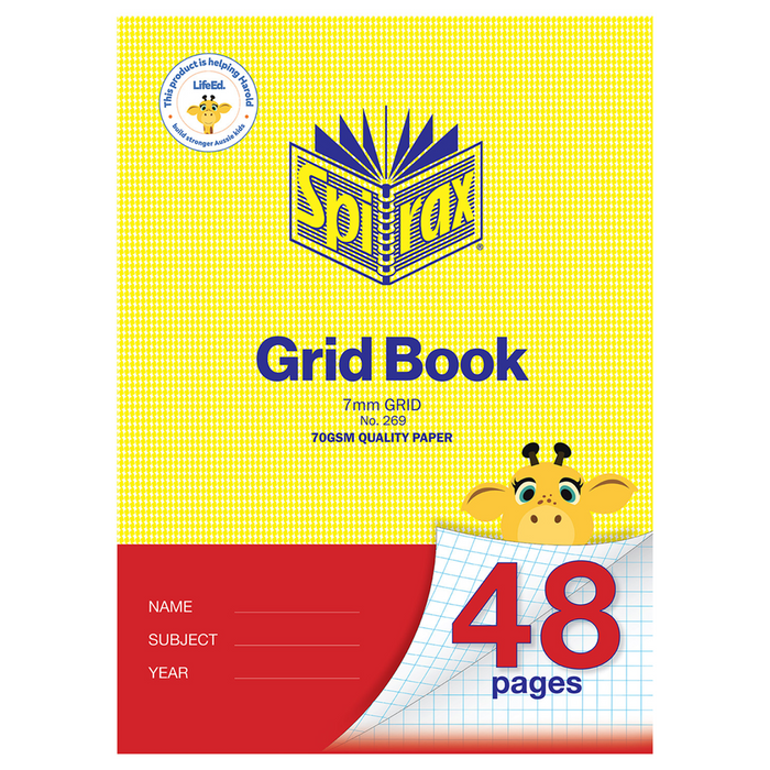 Spirax 269 Grid Book A4 7 mm