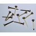 Esselte Paper Fastener Steel 25MM Box 200 Brass