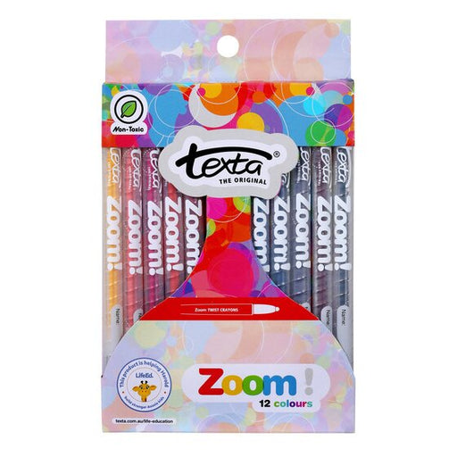 Texta Zoom Crayon Pack 12