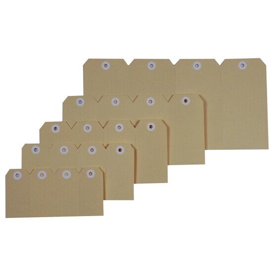 Esselte Shipping Tags NO.5 60X120MM Buff