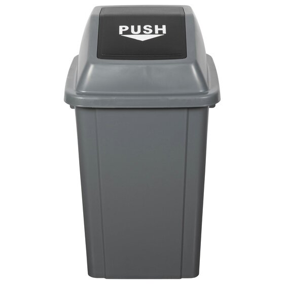 Cleanlink Rubbish Bin with Bullet Lid 60L Grey