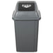 Cleanlink Rubbish Bin with Bullet Lid 60L Grey