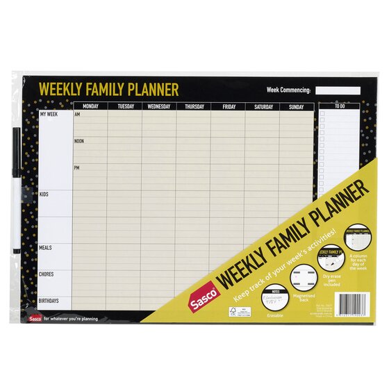 Sasco Planner Weekly Undated