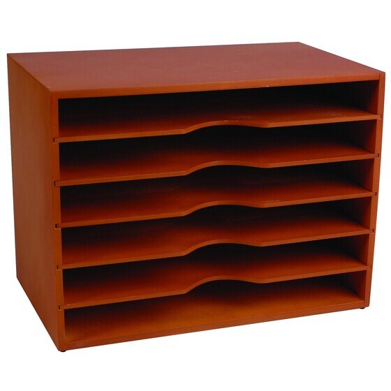 Esselte Naturals Stationery Stand Horizontal 6T Wooden