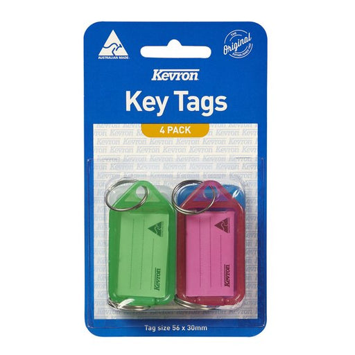 Kevron ID5 Keytags Assorted Pack 4