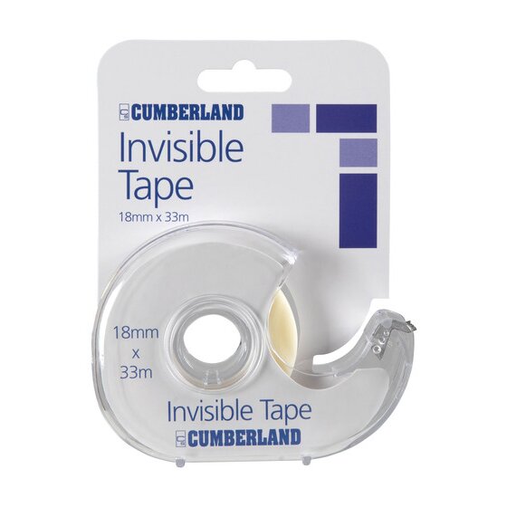 Cumberland Tape Dispenser 18MM X 33M Invisible BX12
