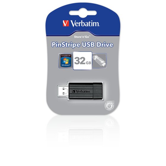 Verbatim USB Storage Device Store and Go Pinstripe 128GB