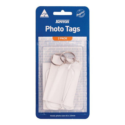 Kevron ID59 Key Tags Clear with Assorted Designs Pa