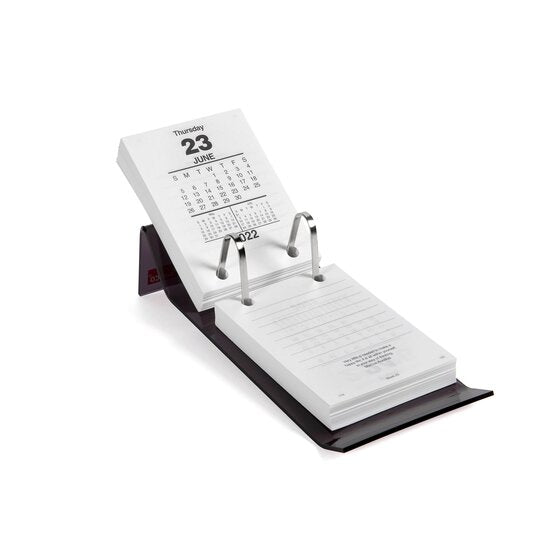 Sasco Desk Calendar Stand Top Punched Acrylic