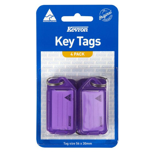 Kevron ID5 Keytags Lilac Pack 4
