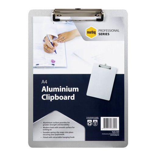 Marbig Clipboard Aluminium A4