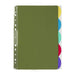 Marbig Professional Indices & Dividers 5 Tab PP A4 Multi Coloured