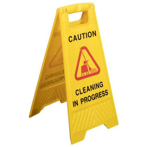 Cleanlink Safety Sign Cleaning in Progress Yellow