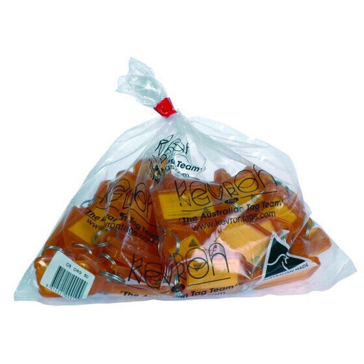 Kevron ID5 Keytags Orange Bag 50