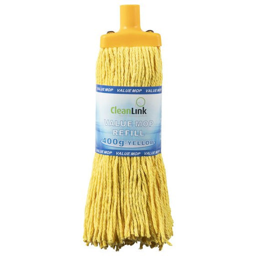 Cleanlink Mop Head 400GM Yellow