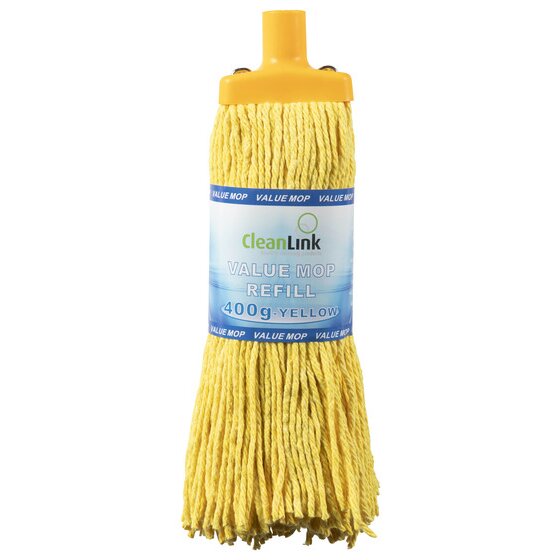 Cleanlink Mop Head 400GM Yellow