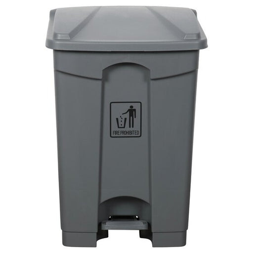 Cleanlink Rubbish Bin with Pedal Lid 45L Grey