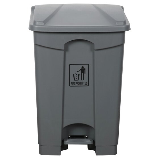 Cleanlink Rubbish Bin with Pedal Lid 45L Grey