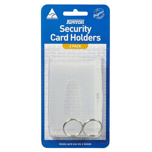Kevron ID18 Security Card Holder Clear