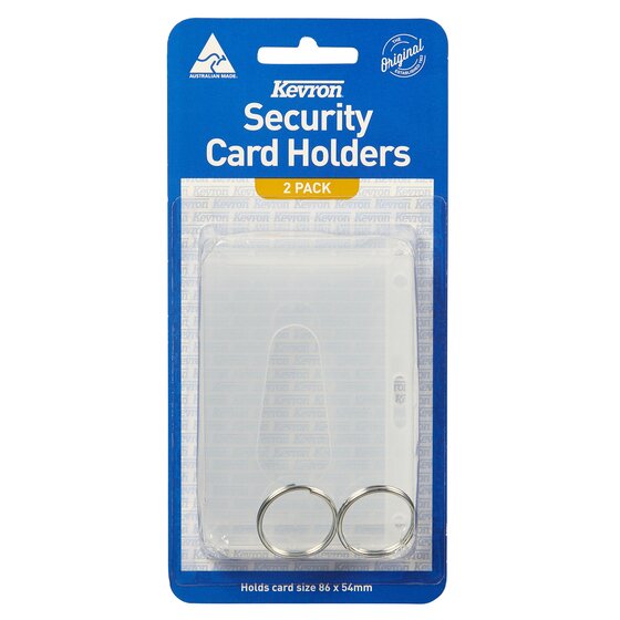 Kevron ID18 Security Card Holder Clear