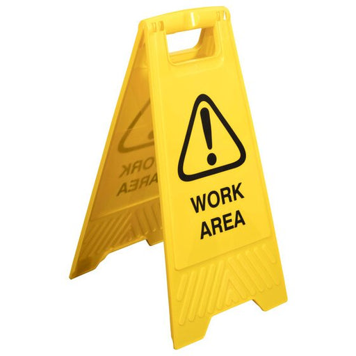 Cleanlink Safety Sign Work Area Yellow