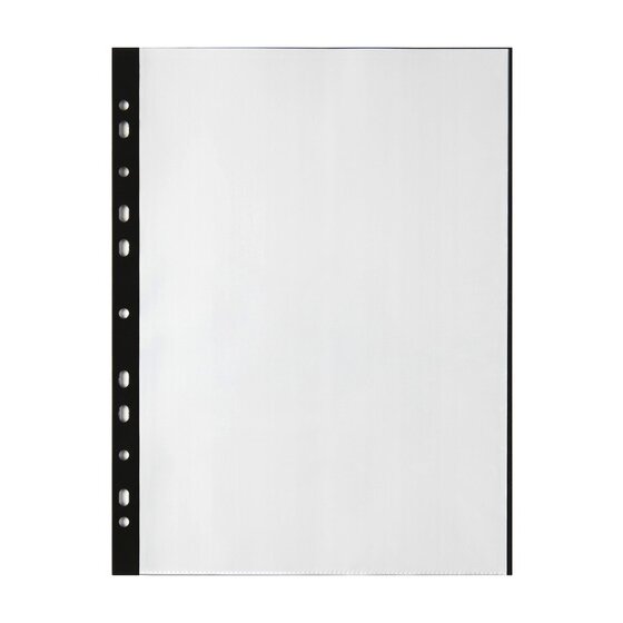 Marbig Binder Display Book 20 Pocket CLEAR/BLACK