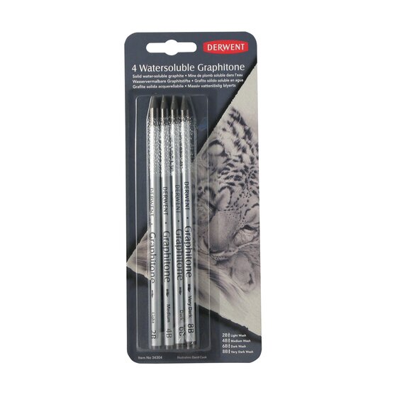 Derwent Graphic Pencil Asdtd PK4