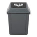Cleanlink Rubbish Bin with Bullet Lid 25L Grey