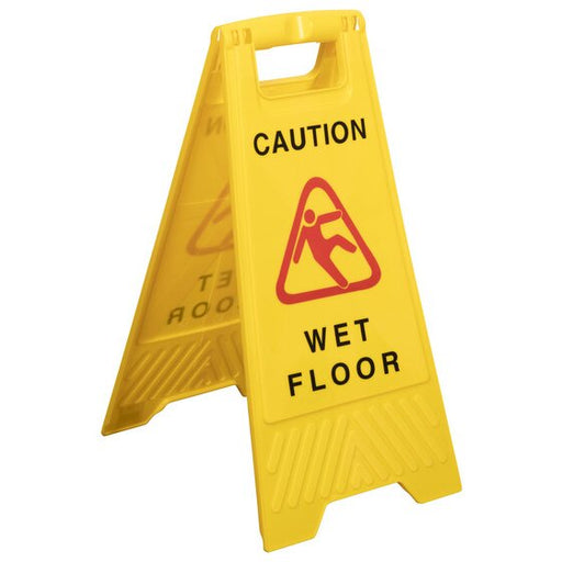 Cleanlink Safety Sign Wet Floor Yellow
