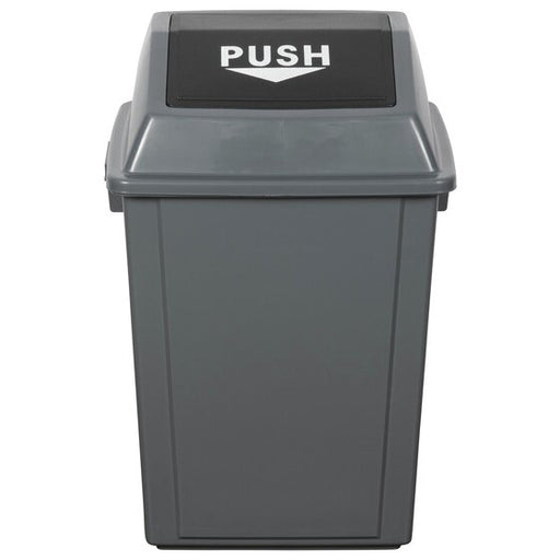 Cleanlink Rubbish Bin with Bullet Lid 40L Grey