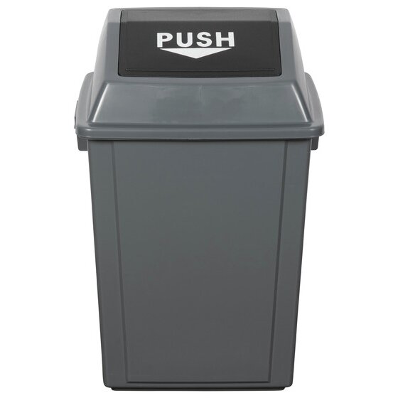 Cleanlink Rubbish Bin with Bullet Lid 40L Grey