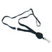 Kevron ID1021 Badge Reel with Lanyard Black Pack 10