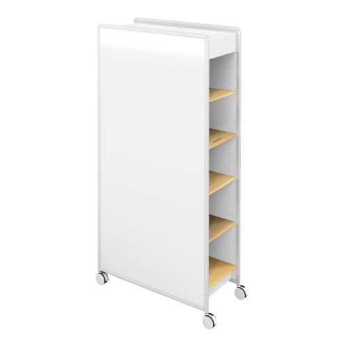 Visionchart DuraWrite Mobile Huddle Base Unit 1800 x 840 x 374mm White HUD180