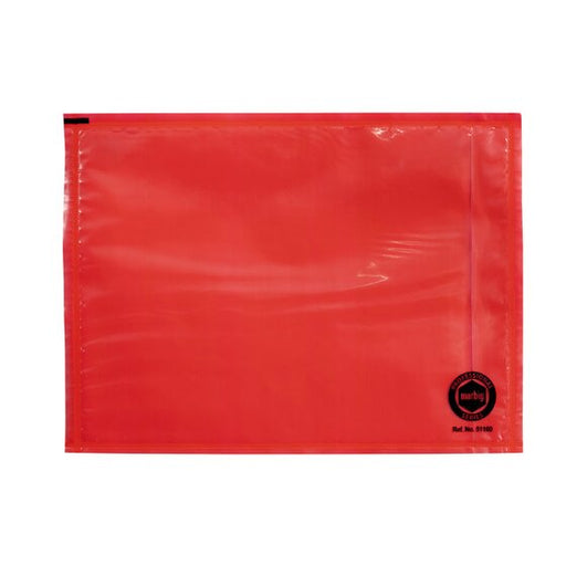 Marbig Professional Packaging Envelope Plain 175X125MM Red BX1000