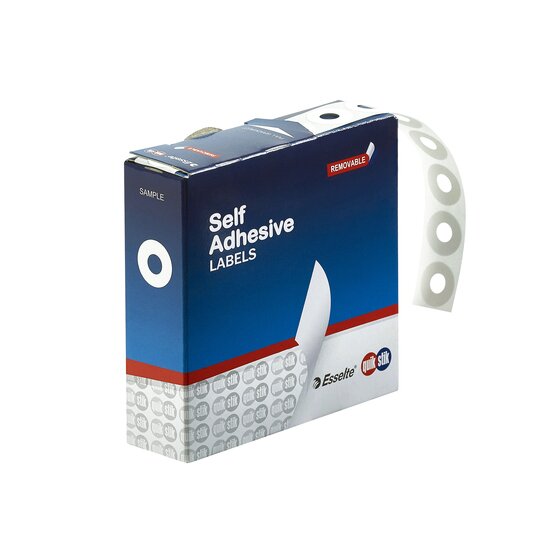 Quikstik Label Dispenser Eyelets Plastic White 500 Labels