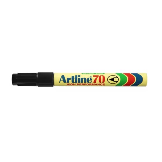 Artline 70 Permanent Marker 1.5MM Bullet Nib Black Hs