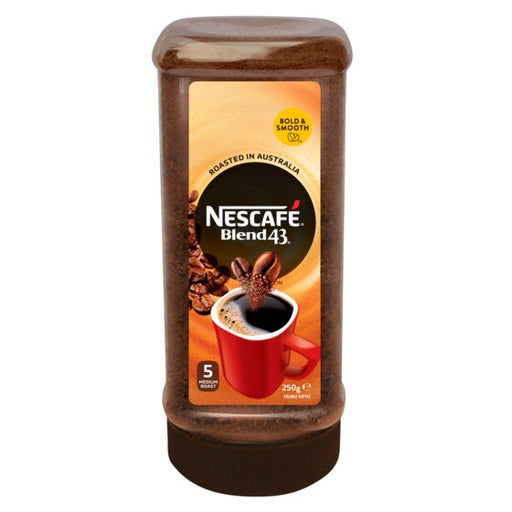 Nescafe Blend 43 Instant Coffee Beverage Bar Pet Jar 250G